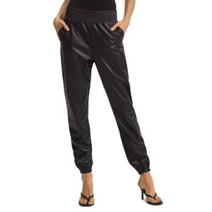 𝐍𝐖𝐓 | 𝗖𝗼𝗺𝗺𝗮𝗻𝗱𝗼 Faux Leather Jogger Pants